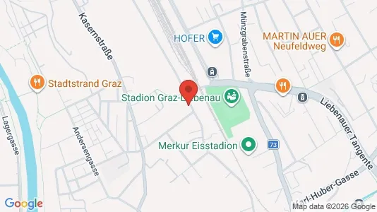 Apartments for rent i Graz - kort over placeringen