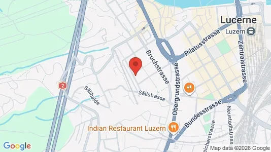 Apartments for rent i Luzern-Stadt - kort over placeringen