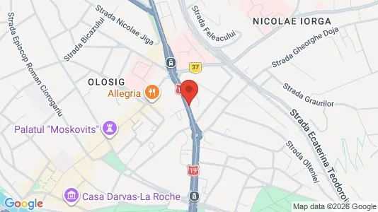 Apartments for rent i Oradea - kort over placeringen