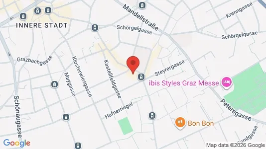 Apartments for rent i Eggersdorf bei Graz - kort over placeringen