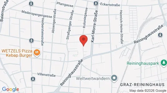 Apartments for rent i Graz - kort over placeringen