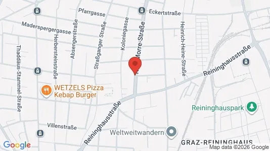 Apartments for rent i Graz - kort over placeringen