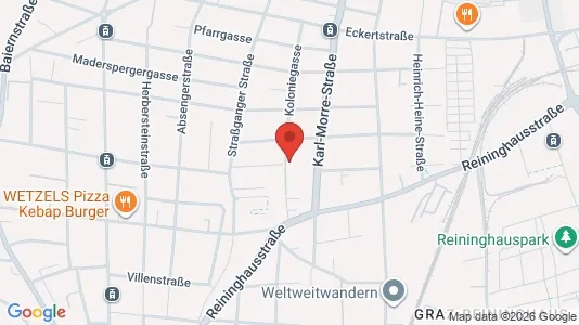 Apartments for rent i Graz - kort over placeringen