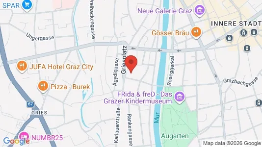 Apartments for rent i Graz - kort over placeringen