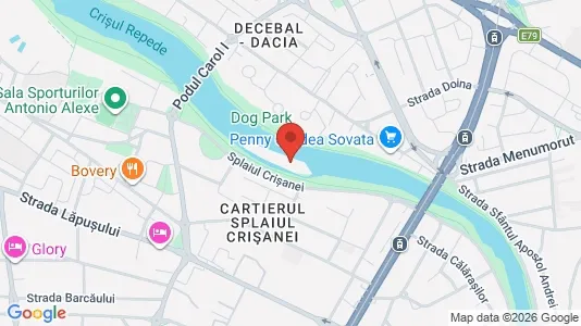 Apartments for rent i Oradea - kort over placeringen