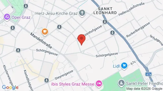 Apartments for rent i Eggersdorf bei Graz - kort over placeringen
