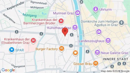 Apartments for rent i Graz - kort over placeringen