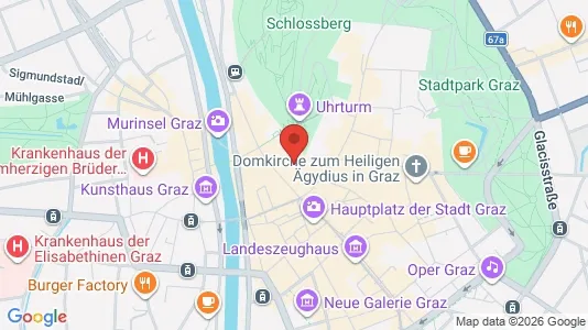 Apartments for rent i Eggersdorf bei Graz - kort over placeringen