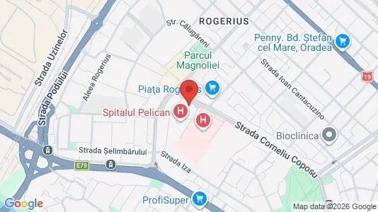 Apartments for rent i Oradea - kort over placeringen