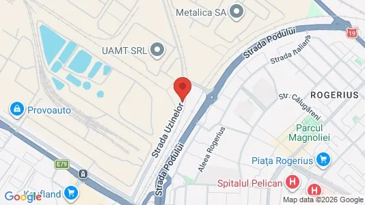 Apartments for rent i Oradea - kort over placeringen
