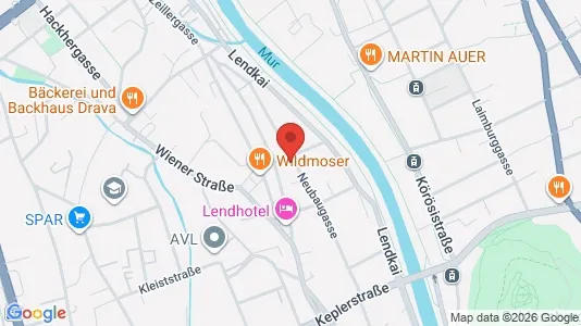 Apartments for rent i Graz - kort over placeringen
