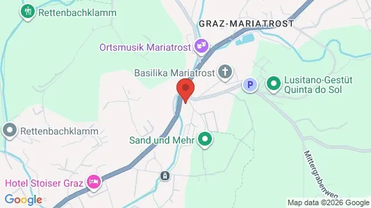 Apartments for rent i Eggersdorf bei Graz - kort over placeringen
