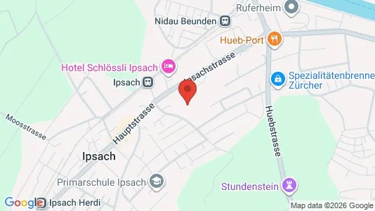 Apartments for rent i Biel - kort over placeringen