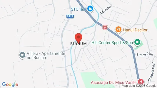 Apartments for rent i Iaşi - kort over placeringen
