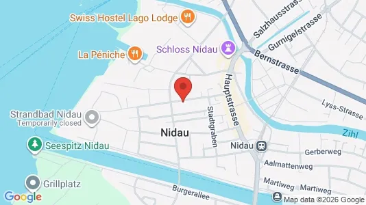 Apartments for rent i Biel - kort over placeringen
