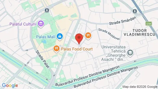 Apartments for rent i Iaşi - kort over placeringen