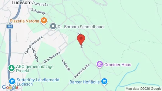 Apartments for rent i Ludesch - kort over placeringen