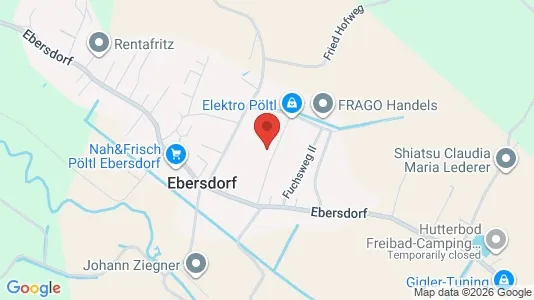 Apartments for rent i Ebersdorf - kort over placeringen