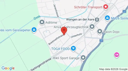 Apartments for rent i Oberaargau - kort over placeringen