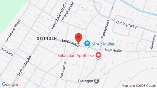 Apartments for rent i Feldkirch - kort over placeringen