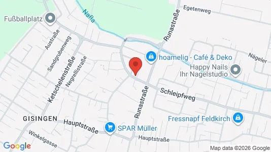 Apartments for rent i Feldkirch - kort over placeringen