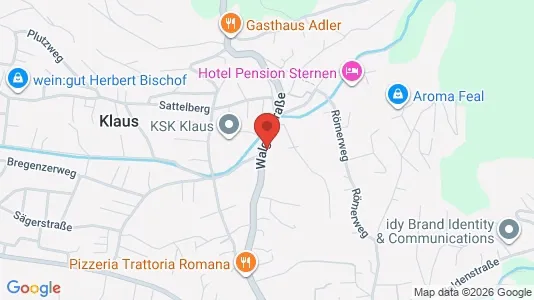 Apartments for rent i Fraxern - kort over placeringen
