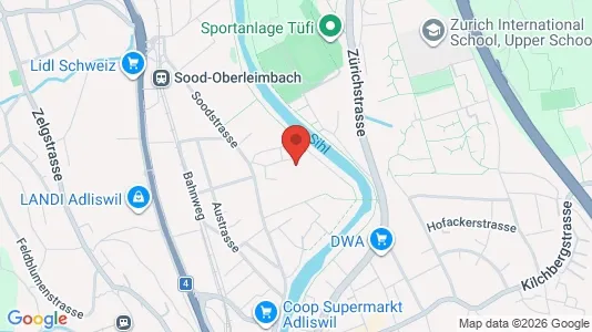 Apartments for rent i Horgen - kort over placeringen