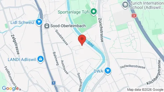 Apartments for rent i Horgen - kort over placeringen