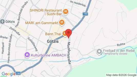 Apartments for rent i Götzis - kort over placeringen