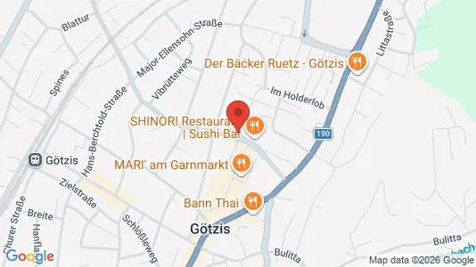 Apartments for rent i Götzis - kort over placeringen