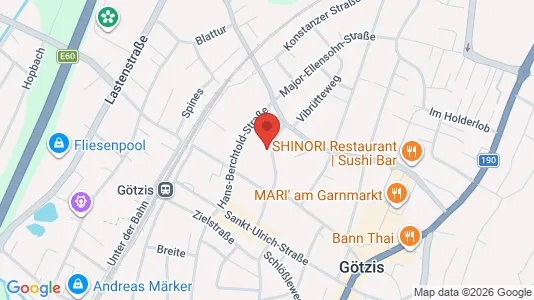 Apartments for rent i Götzis - kort over placeringen