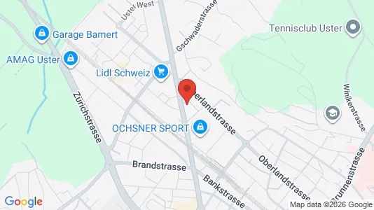 Apartments for rent i Uster - kort over placeringen