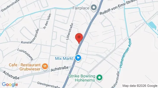 Apartments for rent i Altach - kort over placeringen