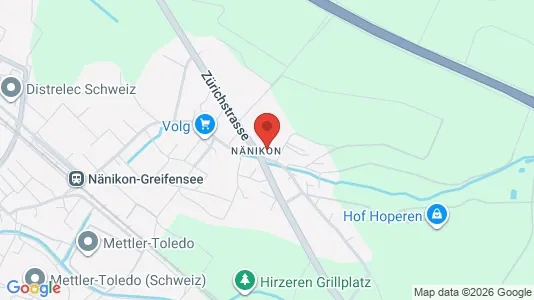 Apartments for rent i Uster - kort over placeringen