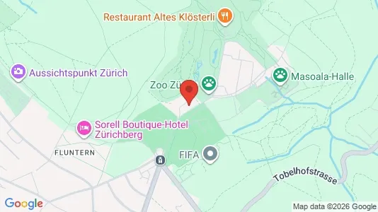 Apartments for rent i Zürich Distrikt 7 - kort over placeringen
