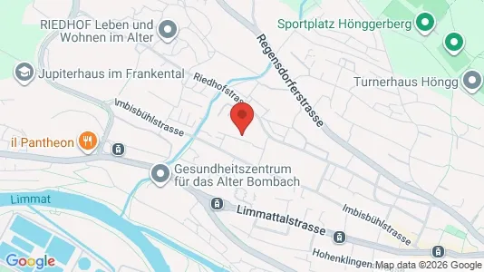 Apartments for rent i Zürich Distrikt 10 - kort over placeringen
