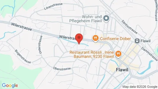 Apartments for rent i Wil - kort over placeringen