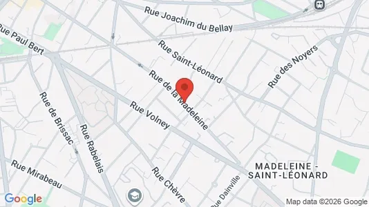 Apartments for rent i Angers - kort over placeringen