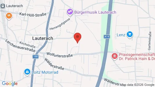 Apartments for rent i Lauterach - kort over placeringen