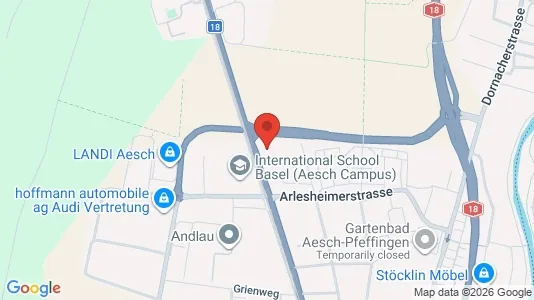 Apartments for rent i Arlesheim - kort over placeringen