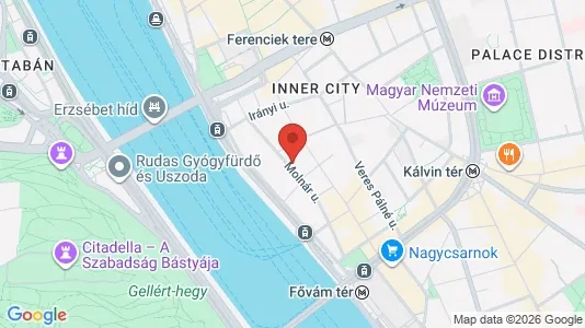Apartments for rent i Budapest Belváros-Lipótváros - kort over placeringen