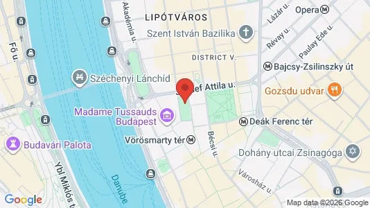 Apartments for rent i Budapest Belváros-Lipótváros - kort over placeringen