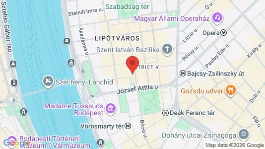Apartments for rent i Budapest Belváros-Lipótváros - kort over placeringen