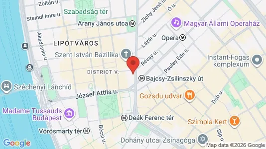Apartments for rent i Budapest Belváros-Lipótváros - kort over placeringen
