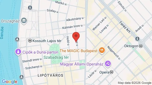 Apartments for rent i Budapest Belváros-Lipótváros - kort over placeringen
