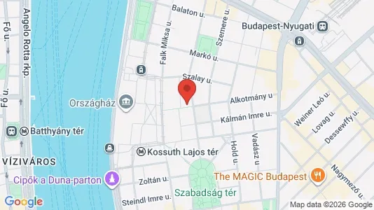 Apartments for rent i Budapest Belváros-Lipótváros - kort over placeringen