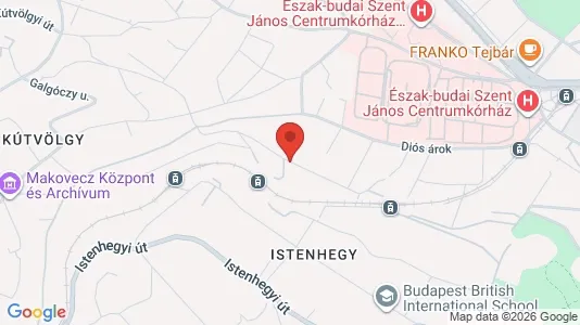 Apartments for rent i Budapest Hegyvidék - kort over placeringen