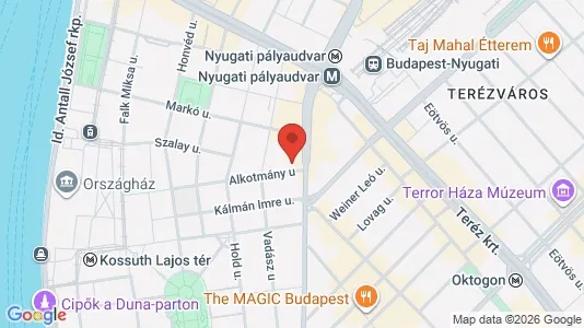 Apartments for rent i Budapest Belváros-Lipótváros - kort over placeringen