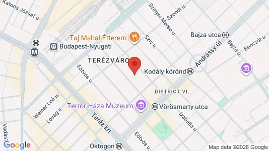 Apartments for rent i Budapest Újpest - kort over placeringen