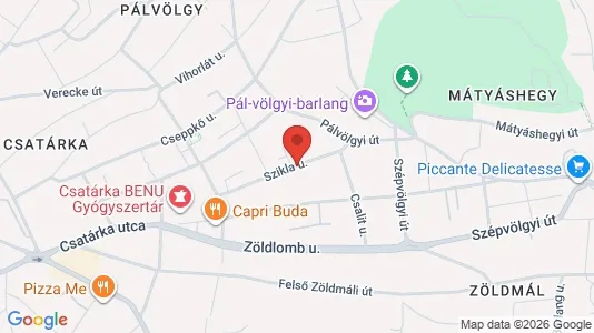 Apartments for rent i Budapest Rákosmente - kort over placeringen